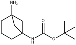 (5-氨基双环[3.1.1]庚-1-基)氨基甲酸叔丁酯 结构式