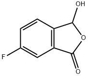 6-FLUORO-3-HYDROXYISOBENZOFURAN-1(3H)-ONE 结构式