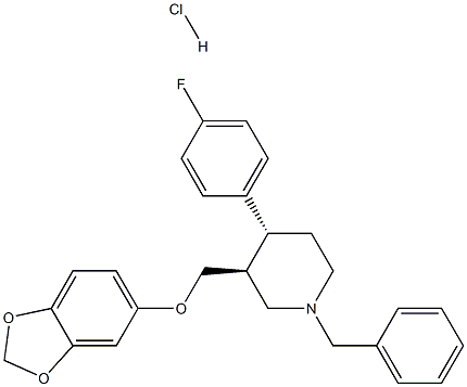 帕罗西汀EP杂质C盐酸盐 结构式