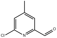 6-Chloro-4-methylpicolinaldehyde 结构式