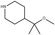 4-(2-methoxypropan-2-yl)piperidine hydrochloride 结构式