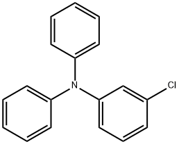 N-3-氯苯基-N,N-二苯胺 结构式