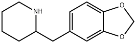 2-(1,3-Benzodioxol-5-ylmethyl)piperidine 结构式