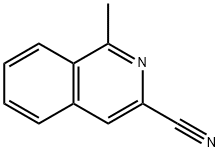 1-METHYLISOQUINOLINE-3-CARBONITRILE 结构式