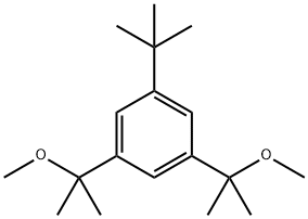 1-tert-butyl-3,5-bis(2-methoxypropan-2-yl)benzene 结构式