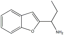 1-(苯并呋喃-2-基)丙-1-胺 结构式