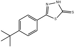 5-(4-(tert-Butyl)phenyl)-1,3,4-thiadiaz ole-2(3H)-thione 结构式