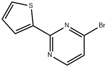 4-Bromo-2-(2-thienyl)pyrimidine 结构式