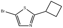 5-溴-2-环丁基噻唑 结构式