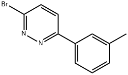 3-Bromo-6-(3-tolyl)pyridazine 结构式