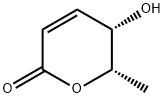 (5S,6S)-5-hydroxy-6-methyl-5,6-dihydro-2H-pyran-2-one 结构式