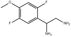 1-(2,5-DIFLUORO-4-METHOXYPHENYL)ETHANE-1,2-DIAMINE 结构式