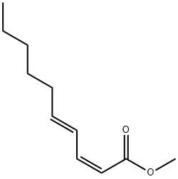 methyl cis-2,trans-4-decadienoate 结构式
