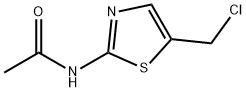 N-(5-(chloromethyl)thiazol-2-yl)acetamide 结构式
