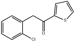 2-(2-氯苯基)-1-(噻吩-2-基)乙烷-1-酮 结构式