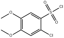 2-氯-4,5-二甲氧基苯磺酰氯 结构式