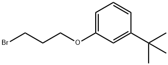 1-(3-溴丙氧基)-3-叔-丁基苯 结构式