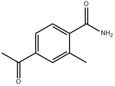 4-Acetyl-2-methylbenzoic acid amide 结构式