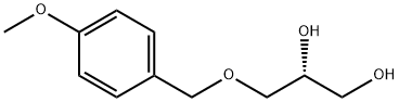 (R)-3-(4-甲氧基苄氧基)-1,2-丙二醇 结构式