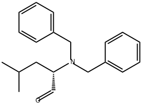 Pentanal, 2-[bis(phenylmethyl)amino]-4-methyl-, (2S)- 结构式