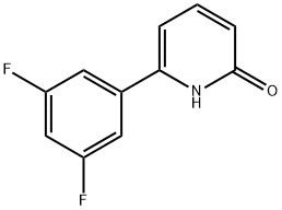 6-(3,5-二氟苯基)吡啶-2-醇 结构式