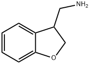 (2,3-二氢-1-苯并呋喃-3-基)甲胺 结构式