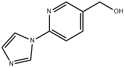 6-(1H-咪唑-1-基)吡啶-3-基]甲醇 结构式