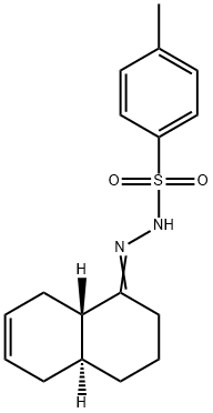 (Z)-N'-(3,4,4a,5,8,8a-hexahydronaphthalen-1(2H)-ylidene)-4-methylbenzenesulfonohydrazide 结构式