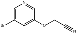 2-[(5-Bromopyridin-3-yl)oxy]acetonitrile 结构式