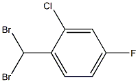Benzene, 2-chloro-1-(dibromomethyl)-4-fluoro- 结构式