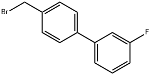 4'-(bromomethyl)-3-fluoro-1,1'-biphenyl 结构式