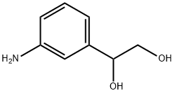 1-(3-氨基苯基)乙烷-1,2-二醇 结构式