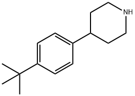 4-(4-tert-butylphenyl)piperidine 结构式