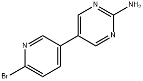 2-Bromo-5-(2-amino-5-pyrimidyl)pyridine 结构式