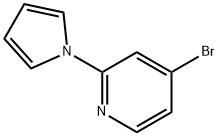 4-Bromo-2-(1H-pyrrol-1-yl)pyridine 结构式