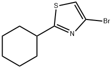 4-Bromo-2-cyclohexylthiazole 结构式