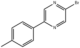 2-Bromo-5-(4-tolyl)pyrazine 结构式
