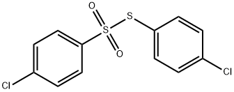 Benzenesulfonothioic acid, 4-chloro-, S-(4-chlorophenyl) ester 结构式