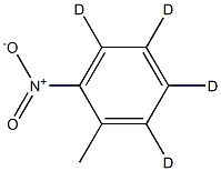2-Nitrotoluene-3,4,5,6-d4 结构式