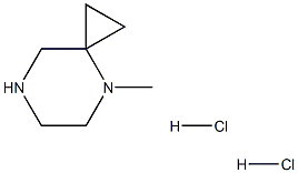 4-甲基-4,7-二氮杂螺[2.5]辛烷二盐酸盐 结构式
