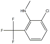 2-氯-N-甲基-6-(三氟甲基)苯胺 结构式