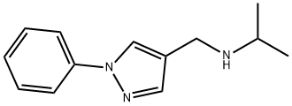[(1-phenyl-1H-pyrazol-4-yl)methyl](propan-2-yl)amine 结构式