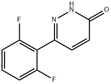 6-(2,6-二氟苯基)-2,3-二氢哒嗪-3-酮 结构式