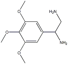 1-(3,4,5-TRIMETHOXYPHENYL)ETHANE-1,2-DIAMINE 结构式