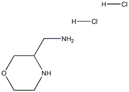 (吗啉-3-基)甲胺二盐酸 结构式