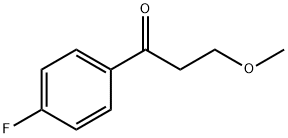 1-(4-氟苯基)-3-甲氧基丙烷-1-酮 结构式