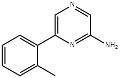 2-Amino-6-(2-tolyl)pyrazine 结构式