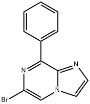 6-溴-8-苯基咪唑并[1,2-A]吡嗪 结构式