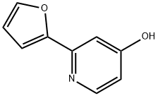 4-Hydroxy-2-(2-furyl)pyridine 结构式