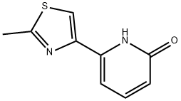 2-Hydroxy-6-(2-methylthiazol-4-yl)pyridine 结构式